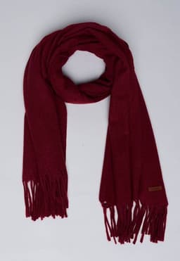 Bufanda Basica Fr Rojo Rojo TALLA UNICA
