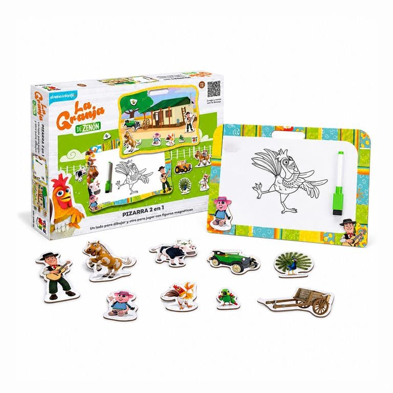 Juego Educativo Pizarra 2 En 1 - Zenon