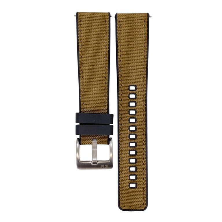 Correa Reloj Resina Aurora Quick Release Naranjo 24