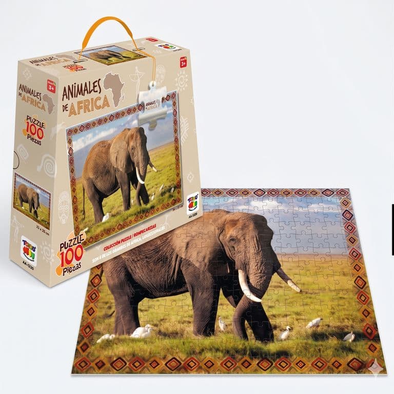 Puzzle Elefante (100 Piezas) -
