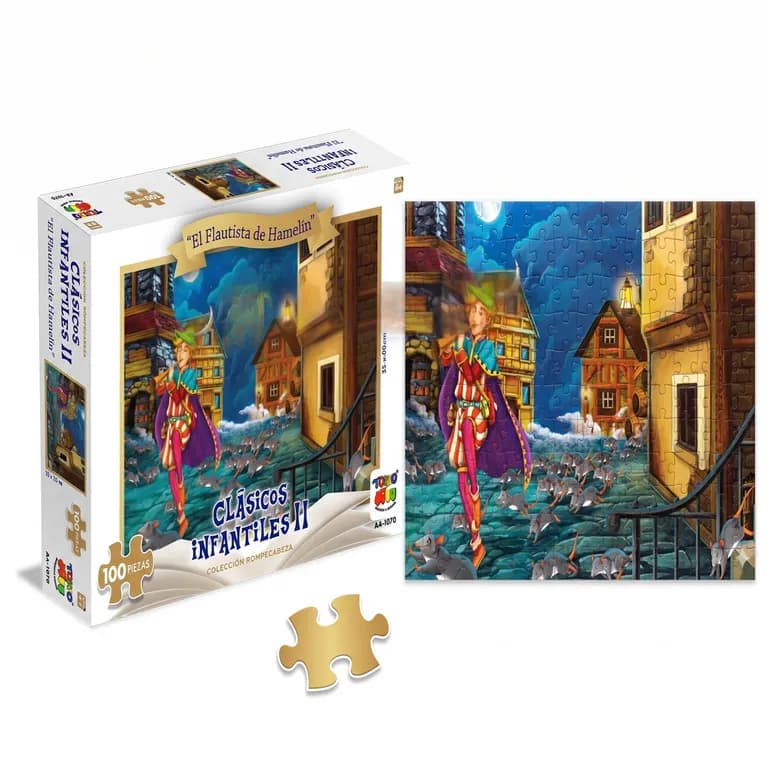 Puzzle El Flautista De Hamelin (100 Piezas) -