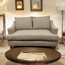 SOFA MISTRAL CHENILLE BEIGE 2 CUERPOS