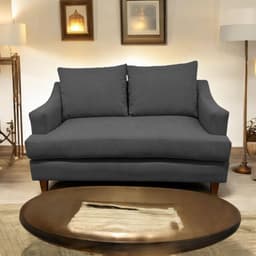 SOFA MISTRAL CHENILLE GRAFITO 2 CUERPOS