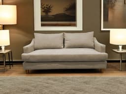 SOFA MISTRAL CHENILLE BEIGE 3 CUERPOS