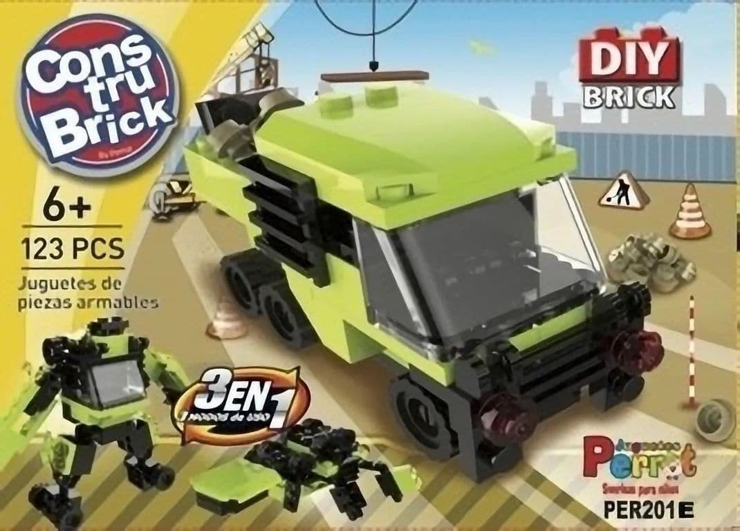 Juego Constru Brick Camion Tolva 3 En 1 - Lego Compatible