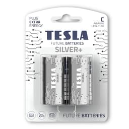 Pack 12 Pilas C Silver+ Alkaline Plus Extra Energy