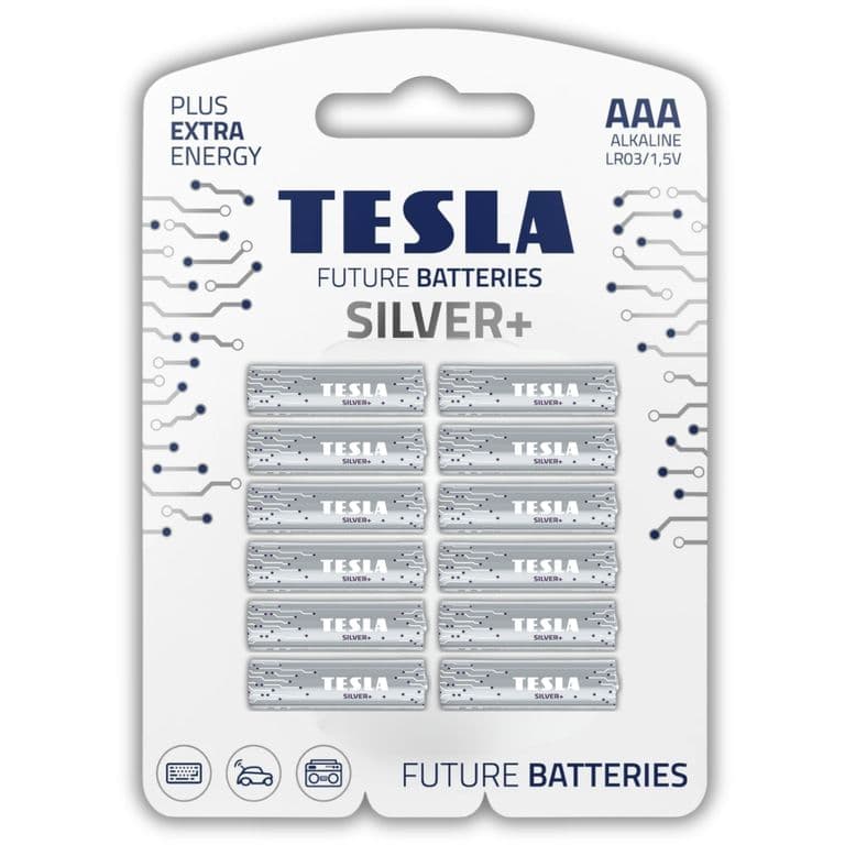 Pack 12 Pilas AA Silver+ Alkaline Plus Extra Energy