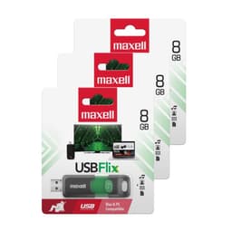 Pack 3 Pendrive Flix 8gb 2.0
