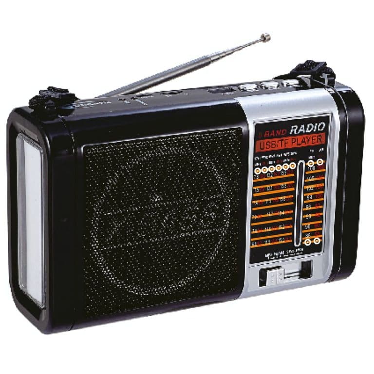 Radio Portatil AMFMSWUSBSD Panel Solar recargable - SC