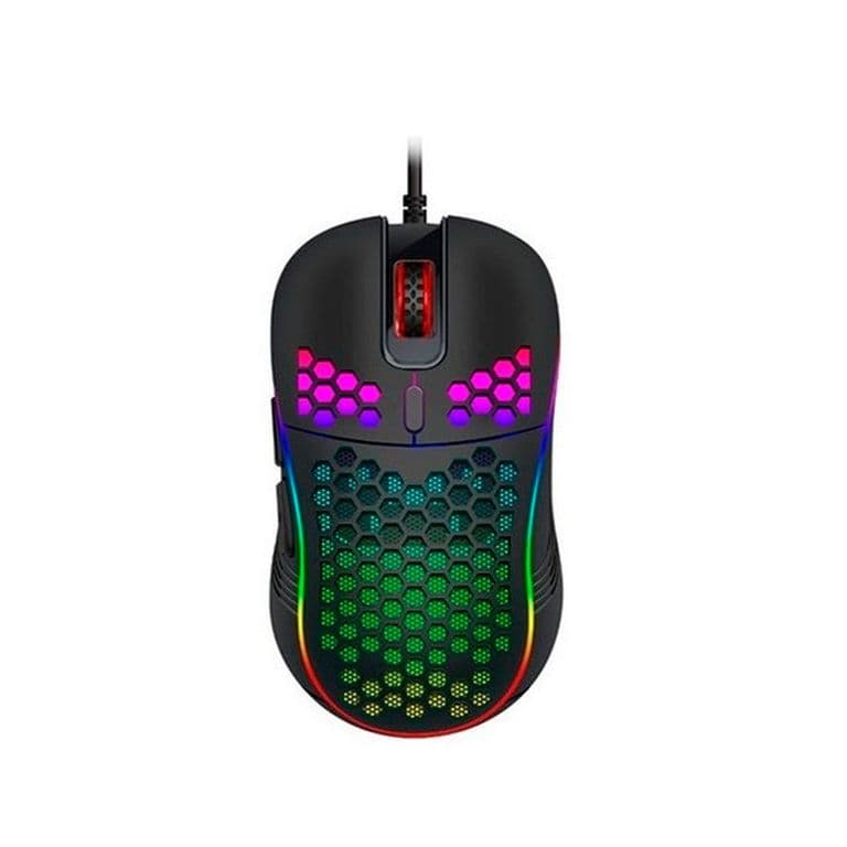 Mouse Gamer Premium T98 Rgb 7200 Dpi Honeycomb Usb