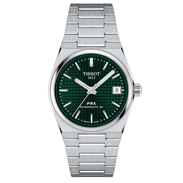 Reloj PRX Powermatic 35mm Verde Plateado TALLA UNICA