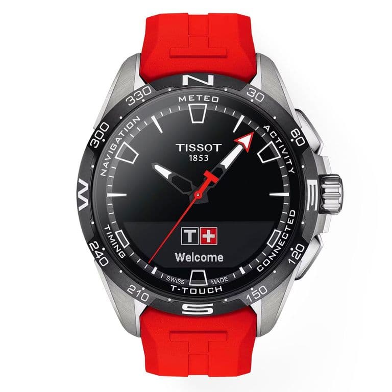 Reloj Digital T-Touch Connect Solar Rojo Rojo TALLA UNICA