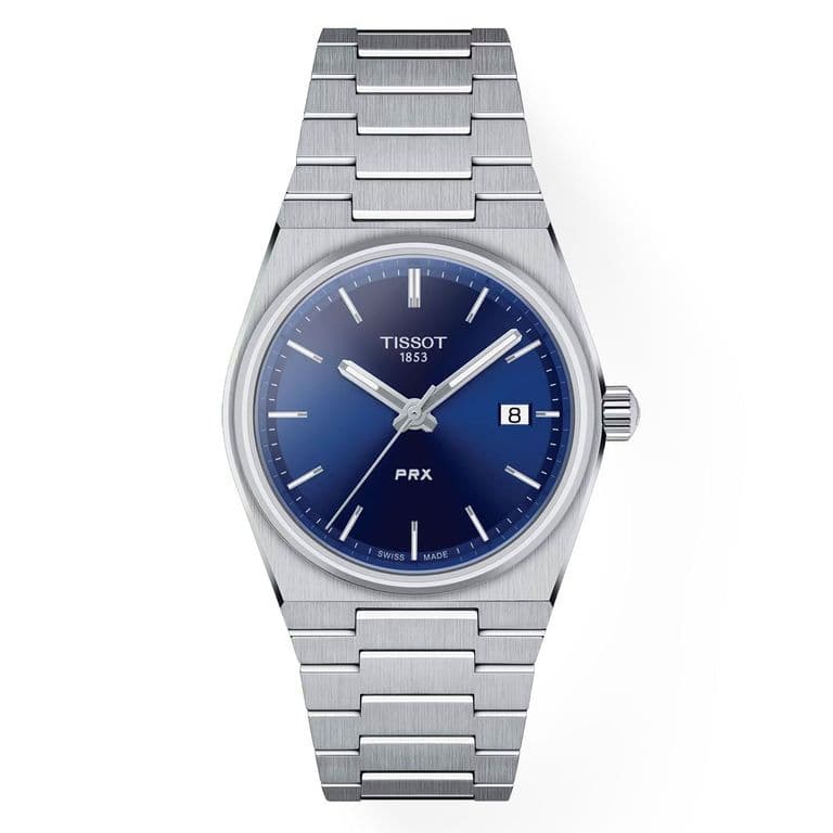 Reloj PRX 35mm Acero Azul Plateado TALLA UNICA