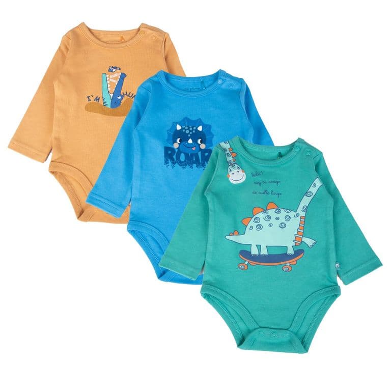Pack Body Bebe Multicolor ( PVB211-25SUR ) Multicolor 0 MESES