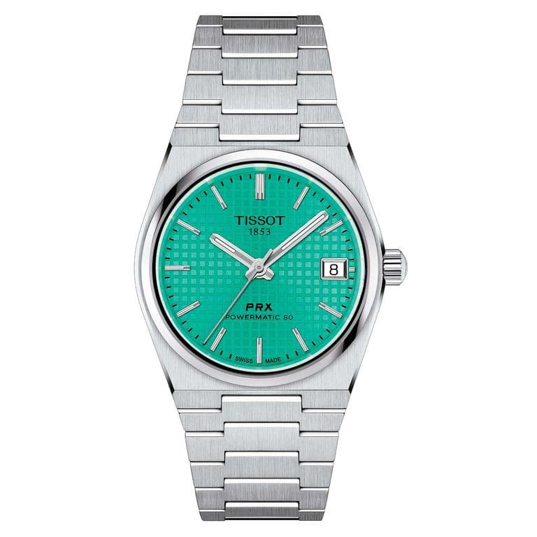 Reloj PRX Poweratic 35 mm Green Plateado TALLA UNICA