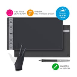 Tableta Grafica Inspiroy 2 L con Scroller y Guante - TG