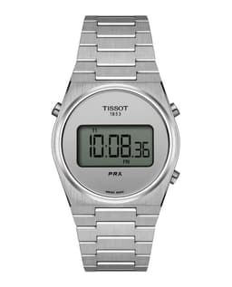 Reloj PRX Digital 35mm Acero Plateado TALLA UNICA