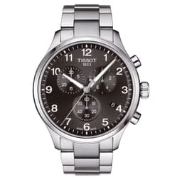 Reloj Chrono XL Classic Acero Negro Gris TALLA UNICA