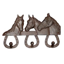 Perchero de pared diseno caballos