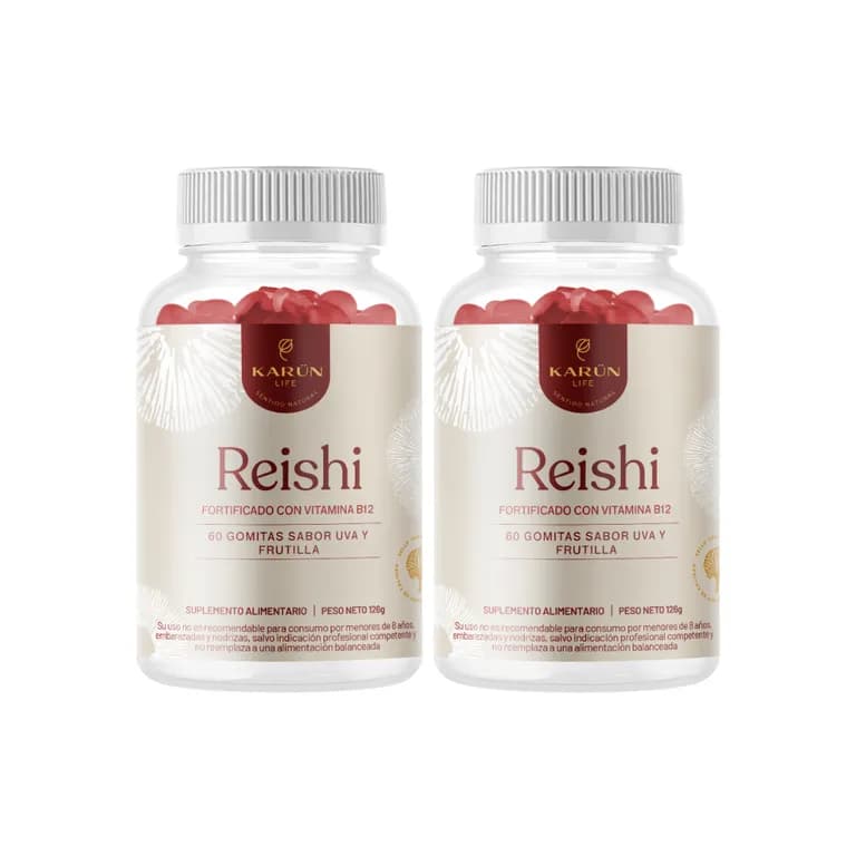 Pack Premium Doble Reishi Hongo - 120 Gomitas Karun Life