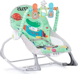 Silla Nido Mecedora Rocker Dino Verde