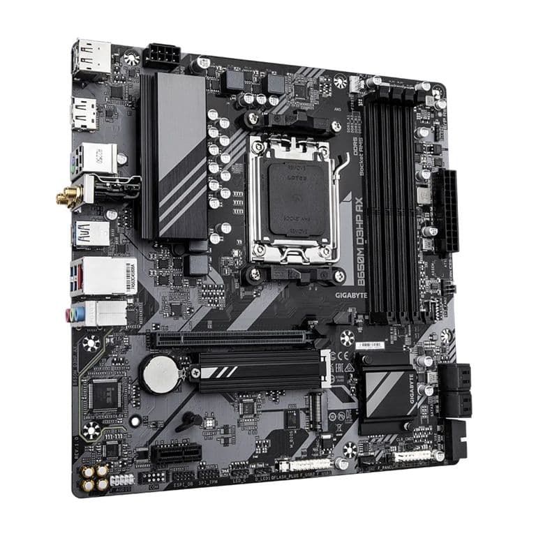 Placa Madre B650M D3HP AX AM5 DDR5 M2 MicroATX
