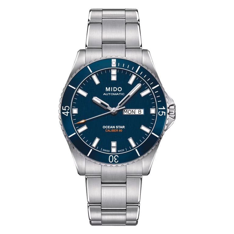Reloj Ocean Star 200 Acero Azul TALLA UNICA
