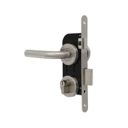 Cerradura Embutir 102 Dormitorio Manilla 2380 (45-50) - Plata