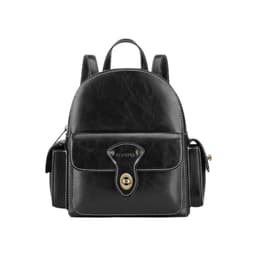 Mini Mochila Alison de Cuero Vegano - Negro