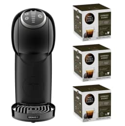 Cafetera Genio S Plus Black + Capsulas Espresso Intenso X3 Cajas