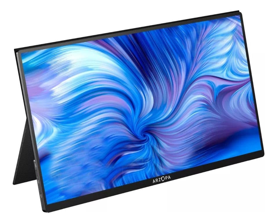 Monitor Portatil 156 Full HD Hdmi Notebook Smartphone Parlante - Negro