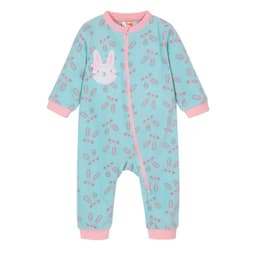 Beba Pijama Conejo 1 PZ Verde Agua Polar Verde Agua 9-12 MESES