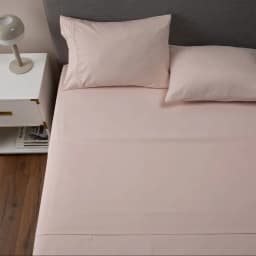Sabana Hotel Ultra Suave Funda Bordada - Rosa - 2 plazas