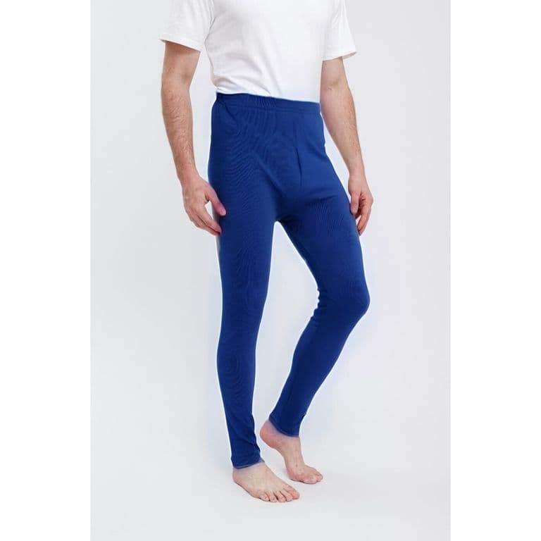 Calzoncillo Largo Algodon Termico Hombre Primera Capa 0970 Azul Marino XL/2XL