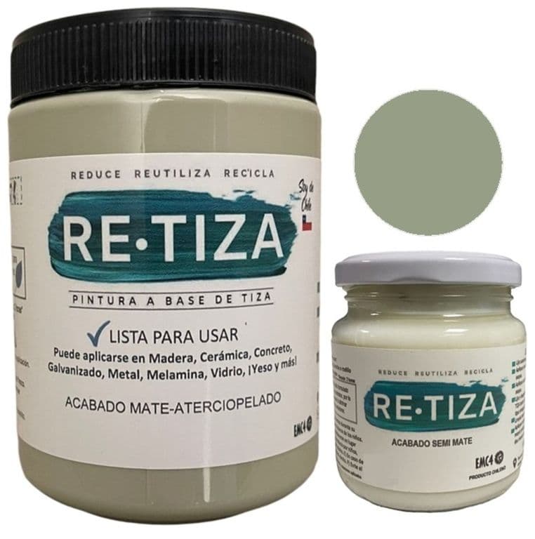 KILO PINTURA VERDE OLIVA + ACABADO 240ML