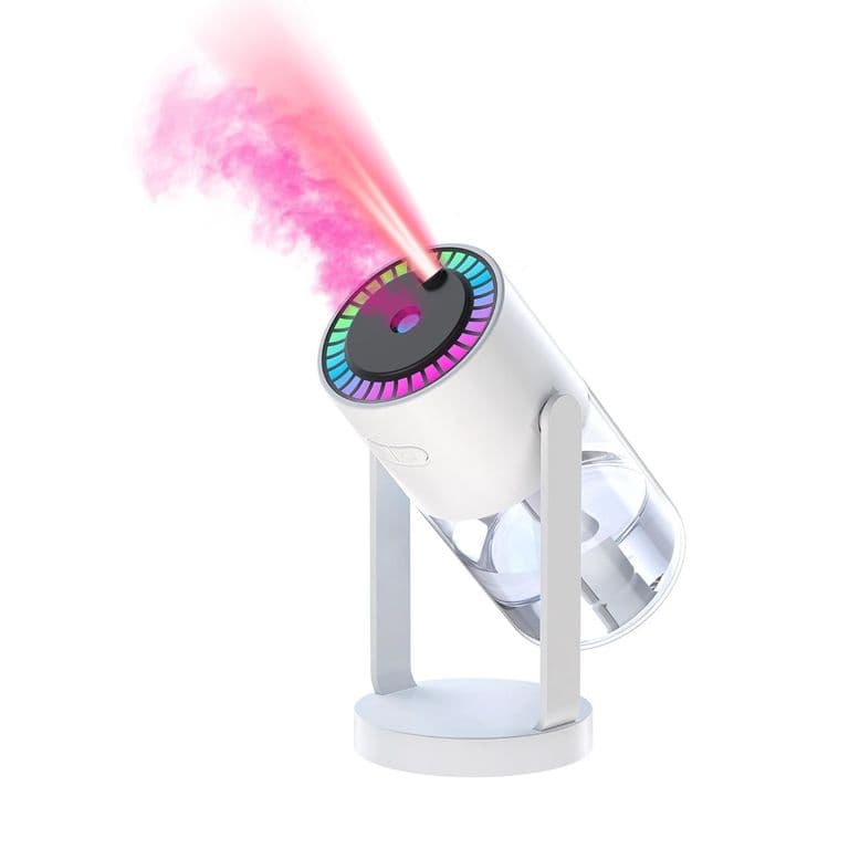 Humidificador USB Con Proyeccion Luz Cielo Estrellas Portatil