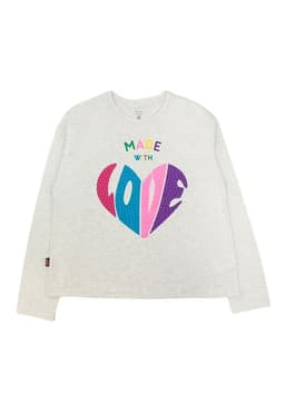 Polera Junior Nina Move Gris Gris 8