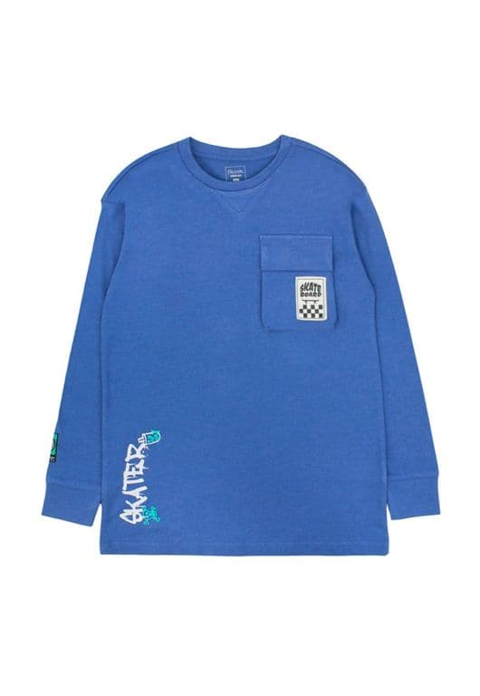 Polera Junior Nino Move Azul Azul 8