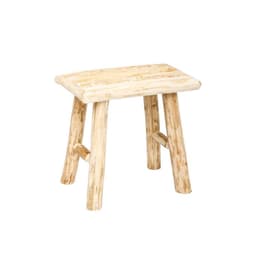 Taburete De Madera Woody Natural