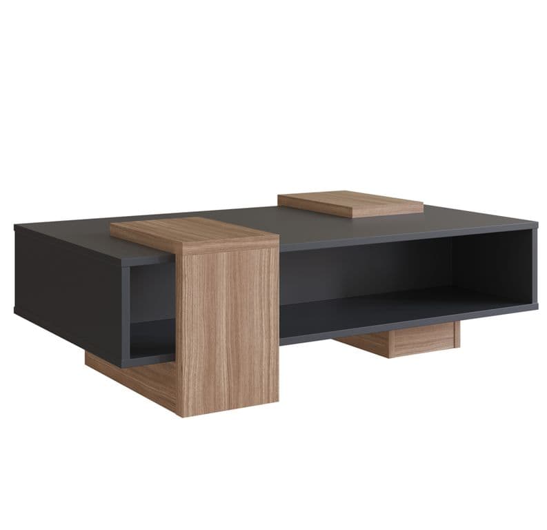 Mesa De Centro Sense Negro Castano