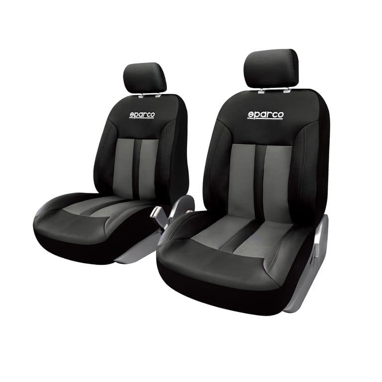 Fundas Cubreasiento Ecocuero Negro Universales - Sp