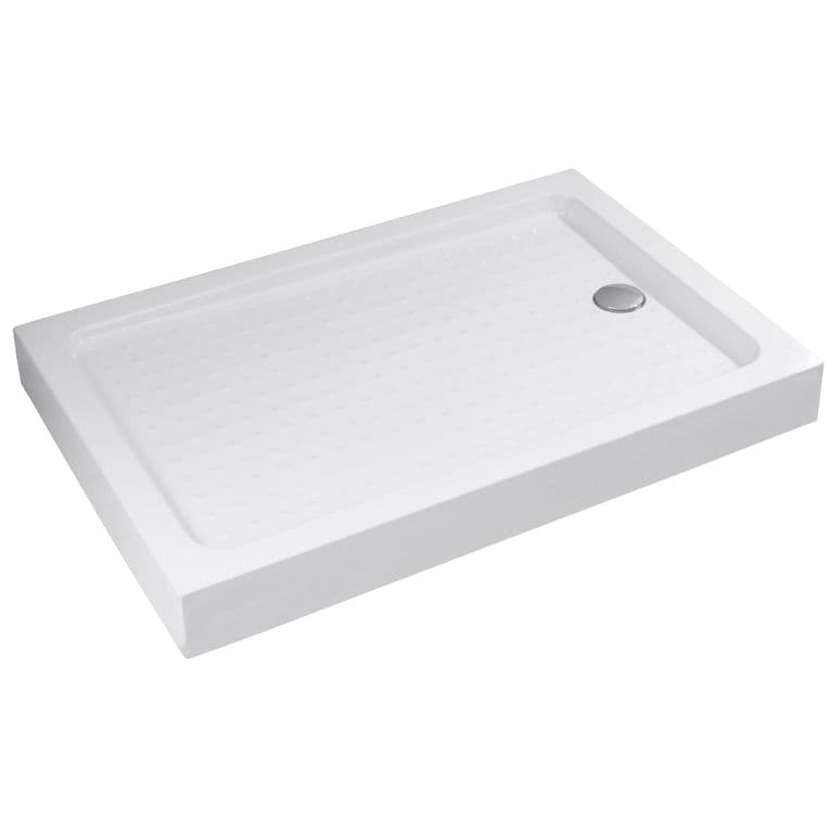 Receptaculo para Ducha Rectangular Blanco 120x80x13 cm