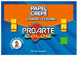 Carpeta Papel Crepe de Colores