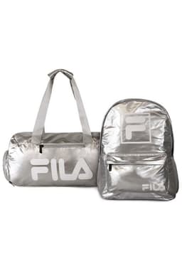 Mochila + Bolso Bolonia silver Gris TALLA UNICA