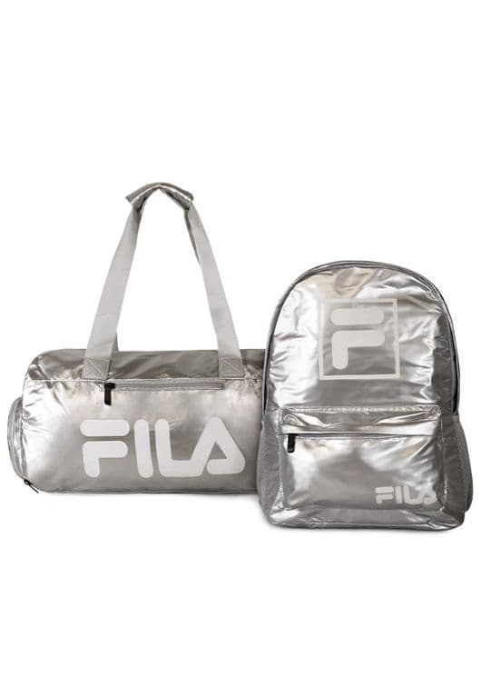Mochila + Bolso Bolonia silver Gris TALLA UNICA