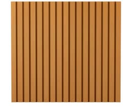 Respaldo De Madera Panel Single Caramelo