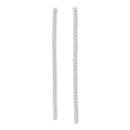 Aros Daria Cintillo Circones Blancos Plata Fina 925 Plateado TALLA UNICA