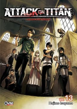 Manga Attack On Titan Vol. 13 Hajime Isayama Ovni Press