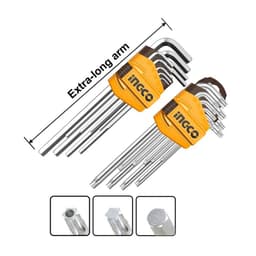 Set Llaves Allen 18 Piezas 1.5-10Mm/T10-50 Hhkset0181