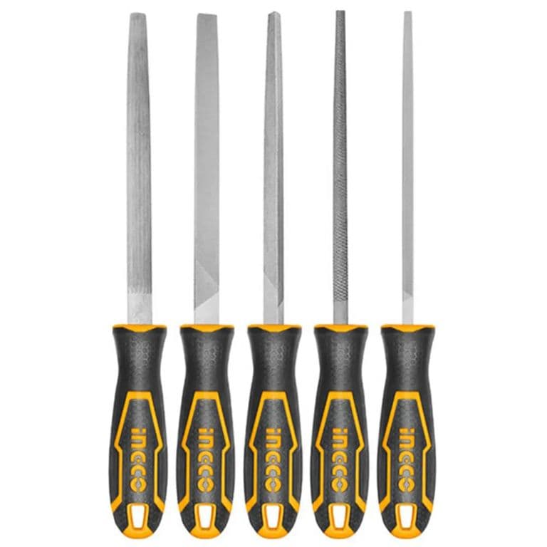 Set Limas Industrial Para Metal 5 Piezas 200Mm/8" Hktfs0508